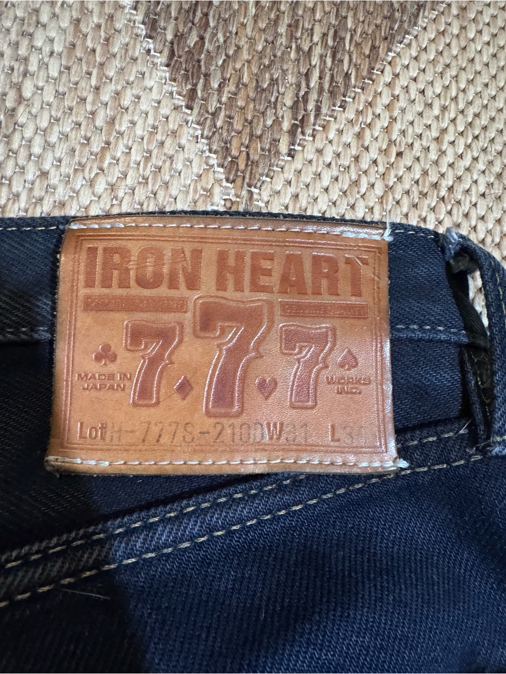 Iron Heart IH-777S-21OD Tag size 31